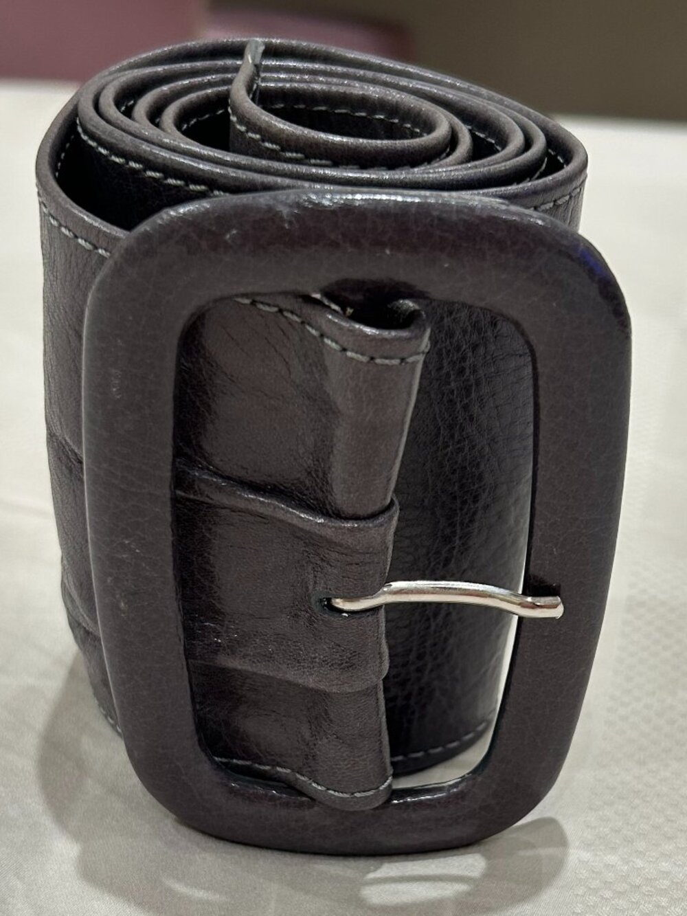 Leather Belt - Wide, Belt Size 75